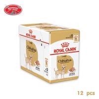 ? { ส่งฟรี } ?  Royal Canin Pouch BHW Chihuahua Adult 85gX12pcs สำหรับสุนัขสายพันธุ์ ชิวาวาโตเต็มวัยอายุ 8 เดือนขึ้นไป  บริการเก็บเงินปลายทาง