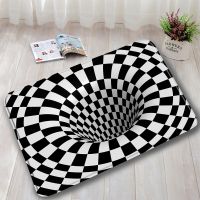 【cw】 Three dimensional Lattice Mats Door Rug Non slip Foot ！