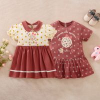 [COD] Girls Stitching Short Skirt Baby Cotton Thin Childrens