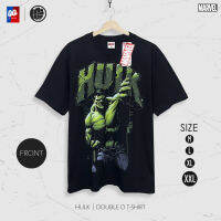 [ส่งฟรี] เสื้อยืด HULK ฮัลค์ สกรีนลายหน้าหลัง ลิขสิทธิ์แท้ มาร์เวล รุ่น MX-002 เสื้อ Marvel แท้ [M,L,XL,2XL,3XL]