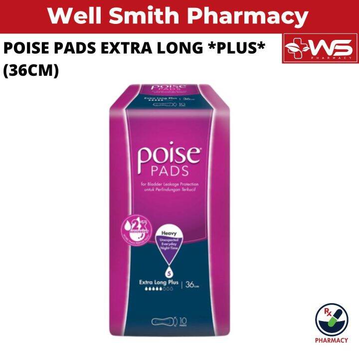 POISE PADS EXTRA LONG *PLUS*(36CM) Lazada