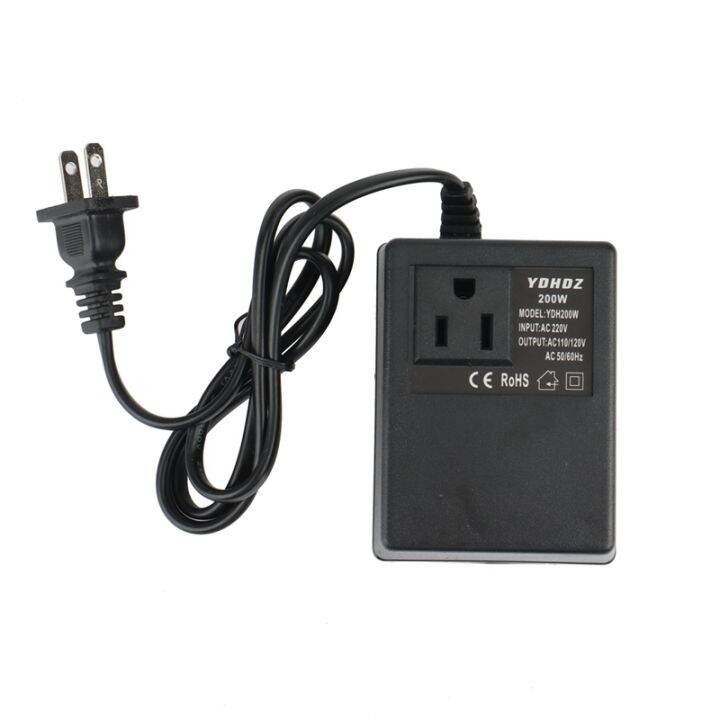 1 PCS 200W Voltage Converter Transformer 220V to 110V Step Down Travel