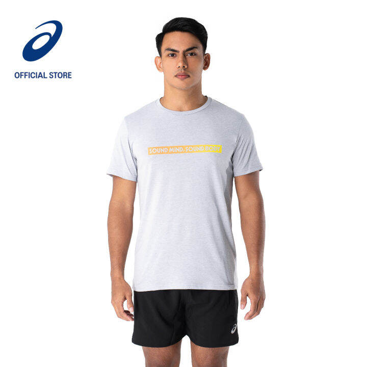 asics running t shirt mens