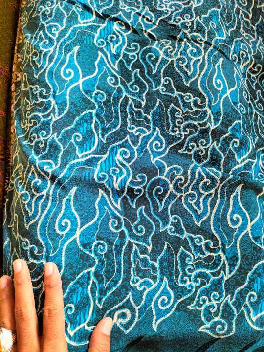 kain batik sekolah 1 mtr warna tosca | Lazada Indonesia