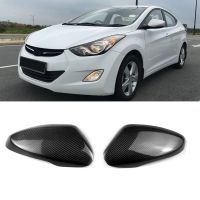 Real Carbon Fiber for Hyundai Elantra Sedan 2011 2012 2013 2014 2015 Rearview Mirror Cover Cap Trim Sticker Styling