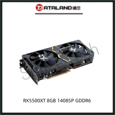 USED ATALAND RX5500XT 8GB 1408SP GDDR6 RX 5500 XT Gaming Graphics Card GPU