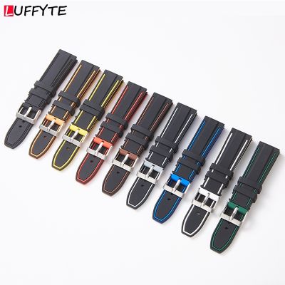 New Quick Release Soft Silicone Watchbands 20mm 22mm 24mm Replacement Watch Accessories Wristwatch Band Straps