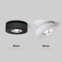 Slim Ceiling lamp Dimmable LED Downlight 5W 7W 10W 12W Round Recessed Lamp Foldable and 360 degree rotatable LED Spot Lighting