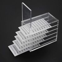 5-layer False Eyelashes Storage Box Makeup Organizer Acrylic Cosmetics Display Stand Grafted Eyelash Tray Plastic Box Dustproof