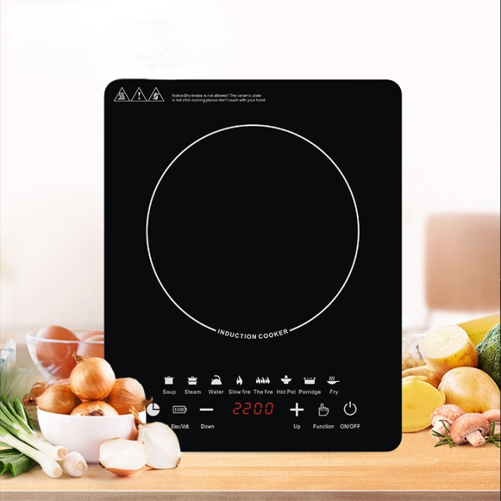 110V220V Electric Induction Cooker Boiler Waterproof 2200W StirFry