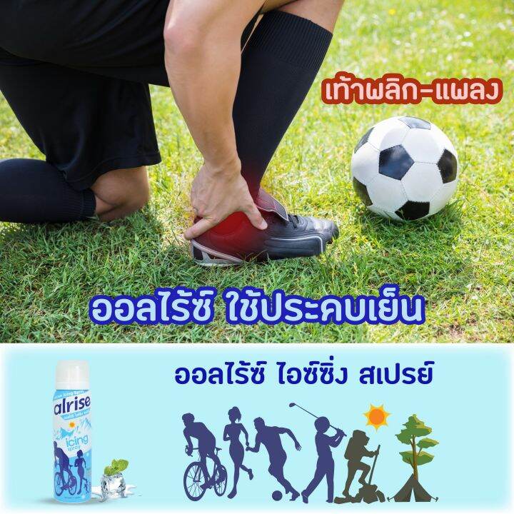 สเปรย์เย็น-alrise-icing-spray-75ml-โปร-5ฟรี1-สเปรย์แก้ปวด-เย็นเร็วและคงความเย็นยาวนาน-ใช้ประคบเย็น-สำหรับนักกีฬาและการทำงานประจำวัน