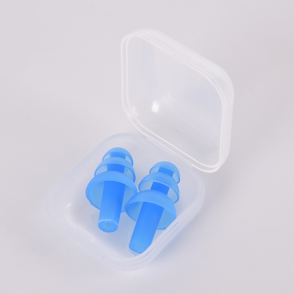 Soft Silicone Earplugs Reusable Ear Plugs Sleep Swimming Work Noise reduction 