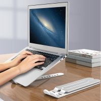 Office Supplies Gear Notebook Computer Laptop Base Support Stand Riser Stand Bracket Laptop Adjustable Cooling 6 Foldable Holder Laptop Stands