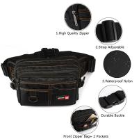 LouisWill กระเป๋าคาดเอว กระเป๋าคาดเข็มขัด กระเป๋ากีฬา กระเป๋าเดินป่า Waist Pouch Bag Men Waist Pack Cycling Waist Bag Outdoor Running Fanny Pack