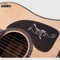 Acouway Pickguard Gitar Akustik 40 "41" 42 "สติ๊กเกอร์ป้องกันแบบมืออาชีพทำจากไม้เนื้อแข็ง