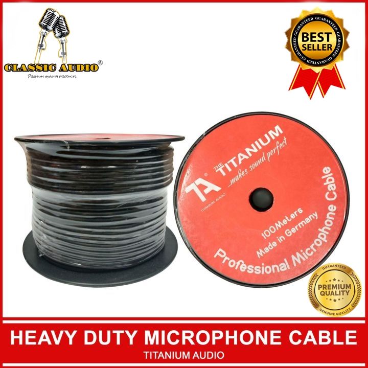 Classic Audio TA Microphone Cable / Titanium Audio Heavy Duty