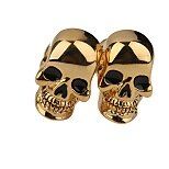 【Booming】 Gift Pop Color Ghost Skeleton Skull Cufflinks สำหรับเครื่องแต่งกายปาร์ตี้ของขวัญผู้ชาย2016 Ee