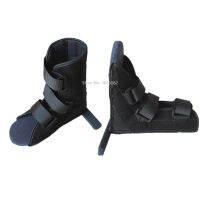 1PCS สีดำปรับนุ่มเท้าแตกหัก Recovery Splint Plantar ce รองรับสายรัดฟื้นฟู S M L