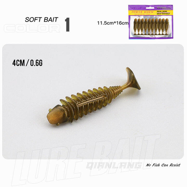 kuvn-10ชิ้นด้ายย้อนกลับ-t-หาง6ซม-2-3กรัมเหยื่อตกปลาแบบนิ่มรูปตัวหนอน4ซม-0-6ก-เหยื่อรูปตัวหนอนสีดำหลุมบ่อตกปลาแบบช้าเหยื่อปลอมปลาแมนดารินเหยื่อปลอมเหยื่อปลอมตกปลาป่า