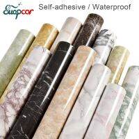 Suapcor DIY Bathroom Marble Renovation PVC Wall Sticker Toilet Tile Waterproof Film Window Sill Desktop Self-Adhesive Wallpaper