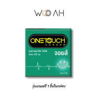 [ไม่ระบุชื่อสินค้าหน้ากล่อง] Onetouch Joys Condom ถุงยางอนามัย วันทัช จอย ถุงยางวันทัช แถม 1 ชิ้นภายในกล่อง