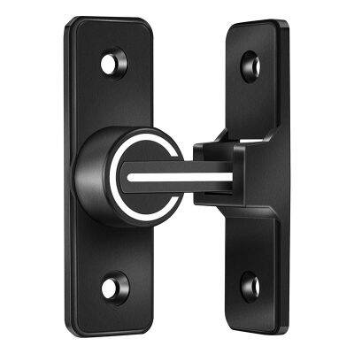 Barn Door Lock Hardware, 90 Degree Heavy Duty Gate Latches Flip Latch Safety Door Bolt Latch Lock