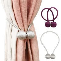 Curtain Buckles Tie Backs Brief Magnetic Pearl Ball Curtain Strap Curtains Tieback 1pc Curtain Decorative Accessories