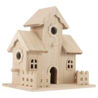 TEXBird House Houses Wooden Birdhouse Wood Outside Birdhouses Box Hanging Outdoors Garden Sleeping Kit Craft Simulation Home