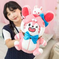 Glory Of Kings Meng Qi Plush Toy 20-40Cm China Games Cat Tank Hero Figure Pp Cotton Stuffed Doll Props Decorative Children Gift