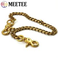 1Pc2Pcs Solid ss Wallet Chain Key Chain 3550cm Waist Hanging Key Ring Restoring Ancient ss Ring Chain Pants Chain