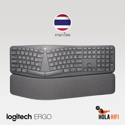 Logitech ERGO K860 Keyboard คีย์บอร์ดไร้สาย ภาษาอังกฤษ - ไทย (ภาษาไทย) ของใหม่ พร้อมส่ง รับประกัน 1 ปี