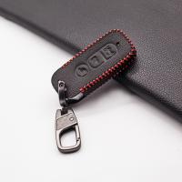 ┅▥◆ Functional 100 Leather Key Case Cover For Honda PCX 125 150 SH125 SH300 2016-2020 Super Cub 125 Motor 3 Button Protect Shell