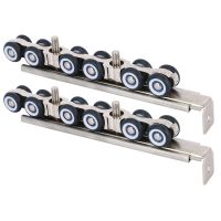 Sliding Door Closet Hardware Kit Door Wheels Roller Hangers Roller,Wardrobe Closet Pulley Hardware Sliding Door Rollers