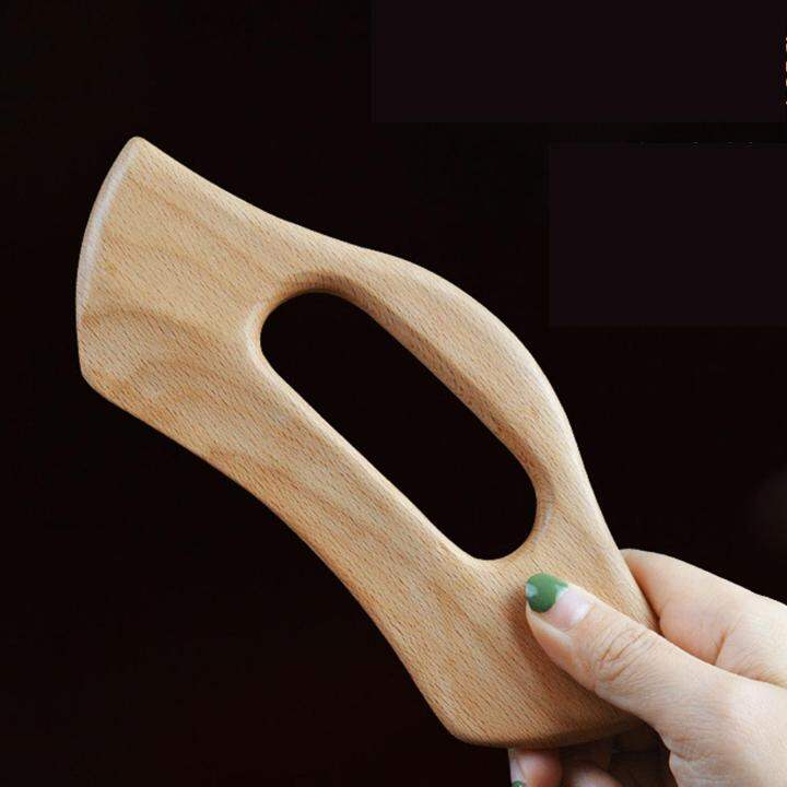 BolehDeals Scraping Board, Wood Gua Sha Massage Tool, Gua Sha Board