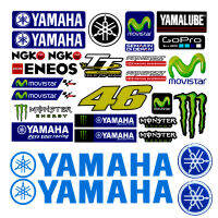 Yamaha สะท้อนแสงรถจักรยานยนต์สติ๊กเกอร์โลโก้ D Ecals ด้านหน้ากระจกโล่ตกแต่งหน้าจอสำหรับ Yamaha【ในสต็อก】