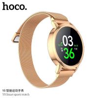 SY NEW?HOCO ของแท้ 100% Y8 สมาร์ทวอทช์ บลูทูธ 5.0 กันน้ํา IP68 วัดอัตราการเต้นหัวใจ ติดตามการนอนหลับ ฟิตเนส 1.09 นิ้ว