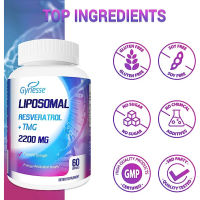 Gyriesse Liposomal Resveratrol+TMG 2200 MG 60 Softgels