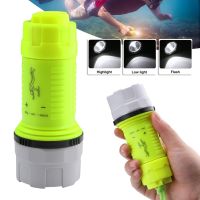 Small Strong Light Diving Flashlight Waterproof 3 Modes Lighting Tool For Climbing Camping Diving Flashlights