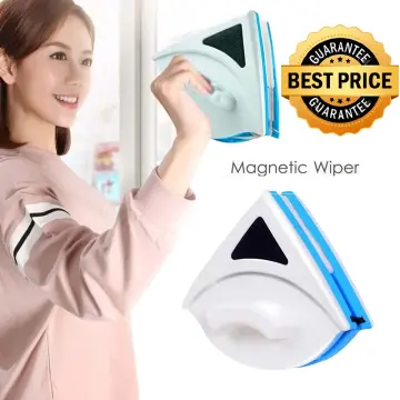 2pcs Double-sided Magnetic Window Cleaner, Window Brush, Triangle