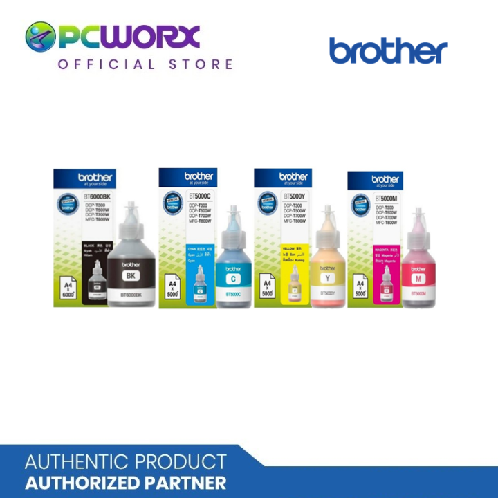 Brother BT5000 Ink 5000 page yield Cyan | Ink Bottle | Brother Ink ...