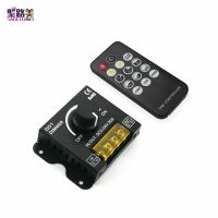 ❃✺✉ DC5V-24V 12V 30A LED Knob Dimmer 2.4G RF Wireless 14Key Remote Controller For Single Color Strip Lights Tape Ribbon