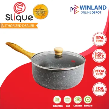 JEETEE Nonstick Sauce Pan with Lid Granite Stone – JEETEE STORE