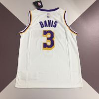 The lakers 3 Davis kit heavy eyebrows elder brother yellow city limited embroidery basketball take big yards of men and women