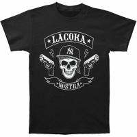 La Coka Nostra Mc 100% เสื้อยืดออกกำลังกายผ้าฝ้ายสำหรับผู้ชาย,เสื้อของขวัญคริสต์มาส