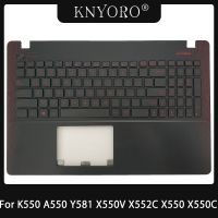 Newprodectscoming NEW US Keyboard for Asus K550 A550 Y581 X550V X552C X550 X550C X550L F501A F501U Y582 S550 D552C x550KD Palm Rest Cover Replace