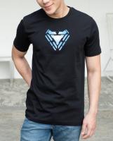 เสื้อยืดมาร์เวล Iron man Arc reactor-9036-BL