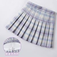 【CC】 2022 Pleat Skirt Teenage Preppy Skirts School Uniforms Kids Causal Kawaii