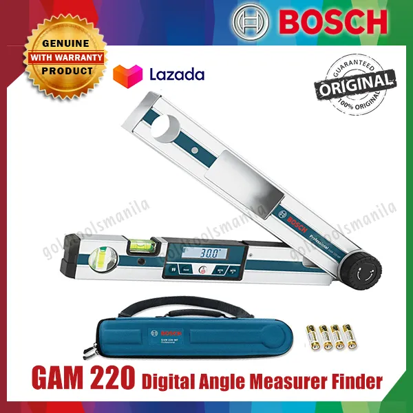 BOSCH GAM 220 Digital Angle Measurer Finder Lazada PH
