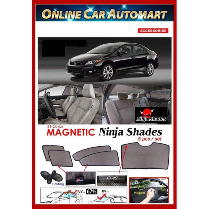 Honda Civic 2012 2015 Ninja Sun Shade Sunshade Lazada