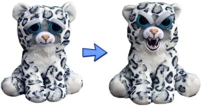 Feisty Pets toys stuffed plush angry animal doll gift snow leopard